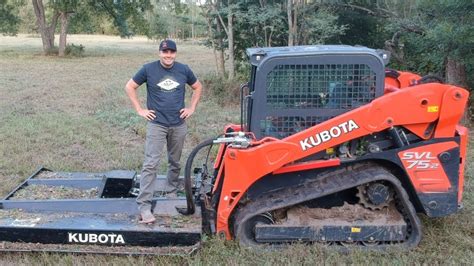 kubota brush cutter for skid steer|kubota skid steer mower attachment.